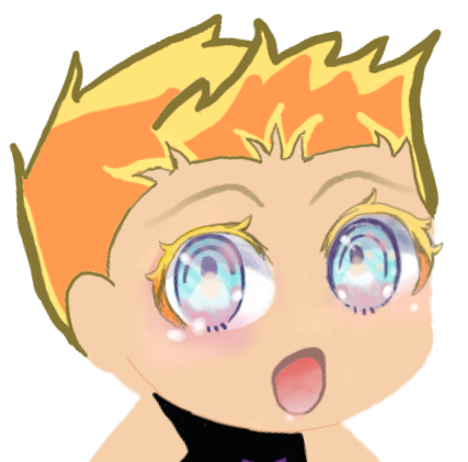 A chibi Clint Barton face, beaming at you